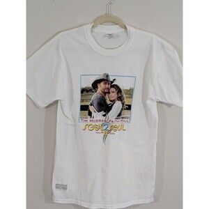 Vintage Tim McGraw Faith Hill Soul2Soul Tour Shirt Sz Large Country 2006 Tee